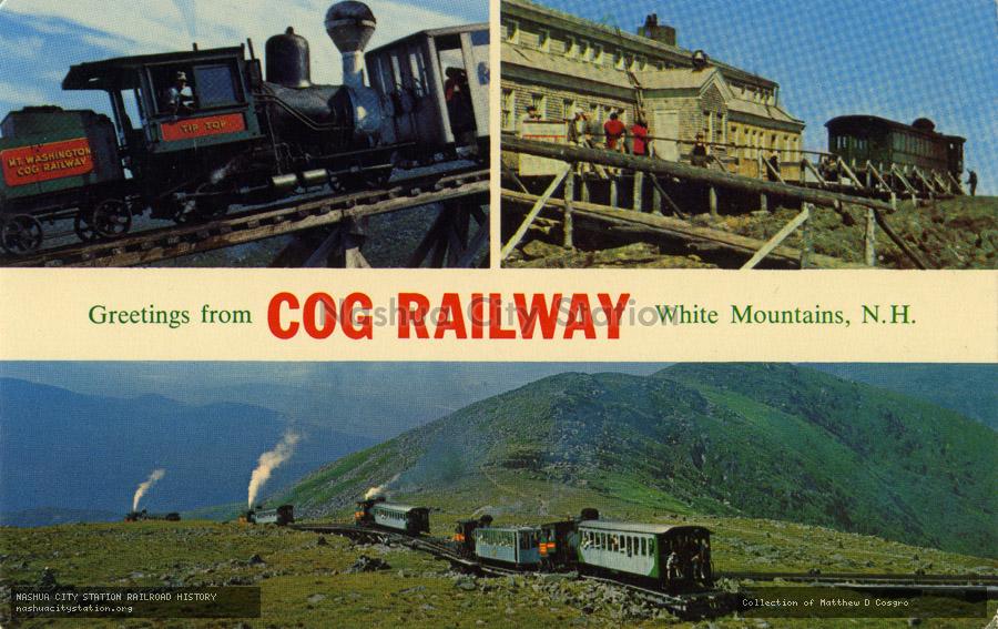 Postcard: Greetings from Cog Railway